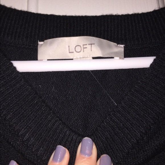 Loft Black Sweater - Picture 2 of 3